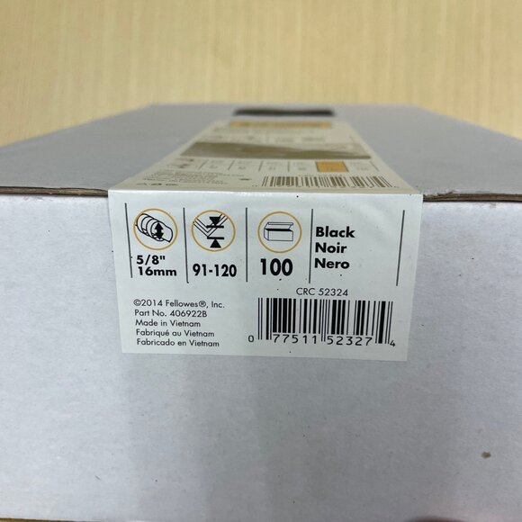 5/8" Black Plastic Binding Combs (100 Pack) - Picture 7 of 9